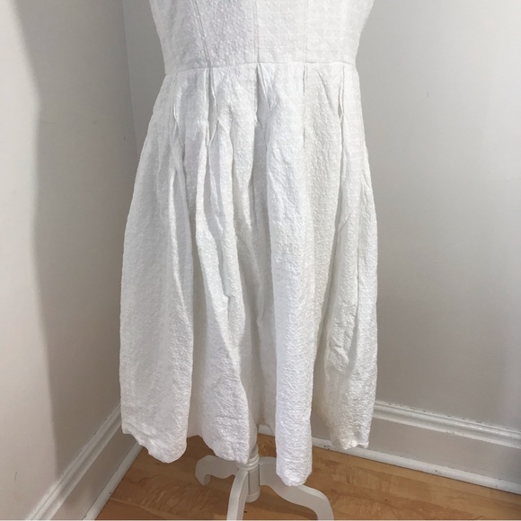 Calvin Klein White Lace Strapless Dress - Picture 5 of 12